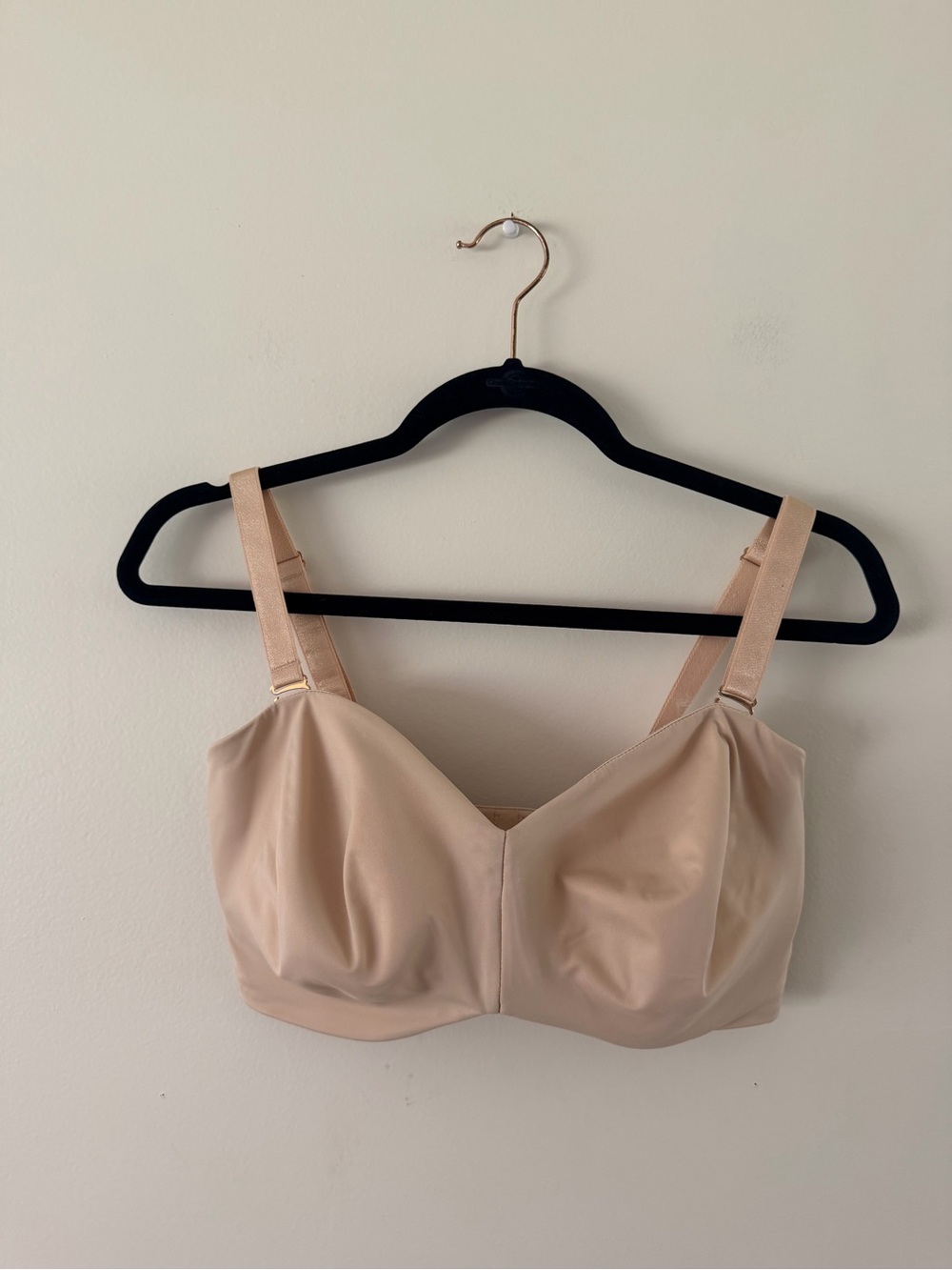 DELIMARA Beige Neutral Strapless Multiway Unlined Underwire Minimizer Bra 34G